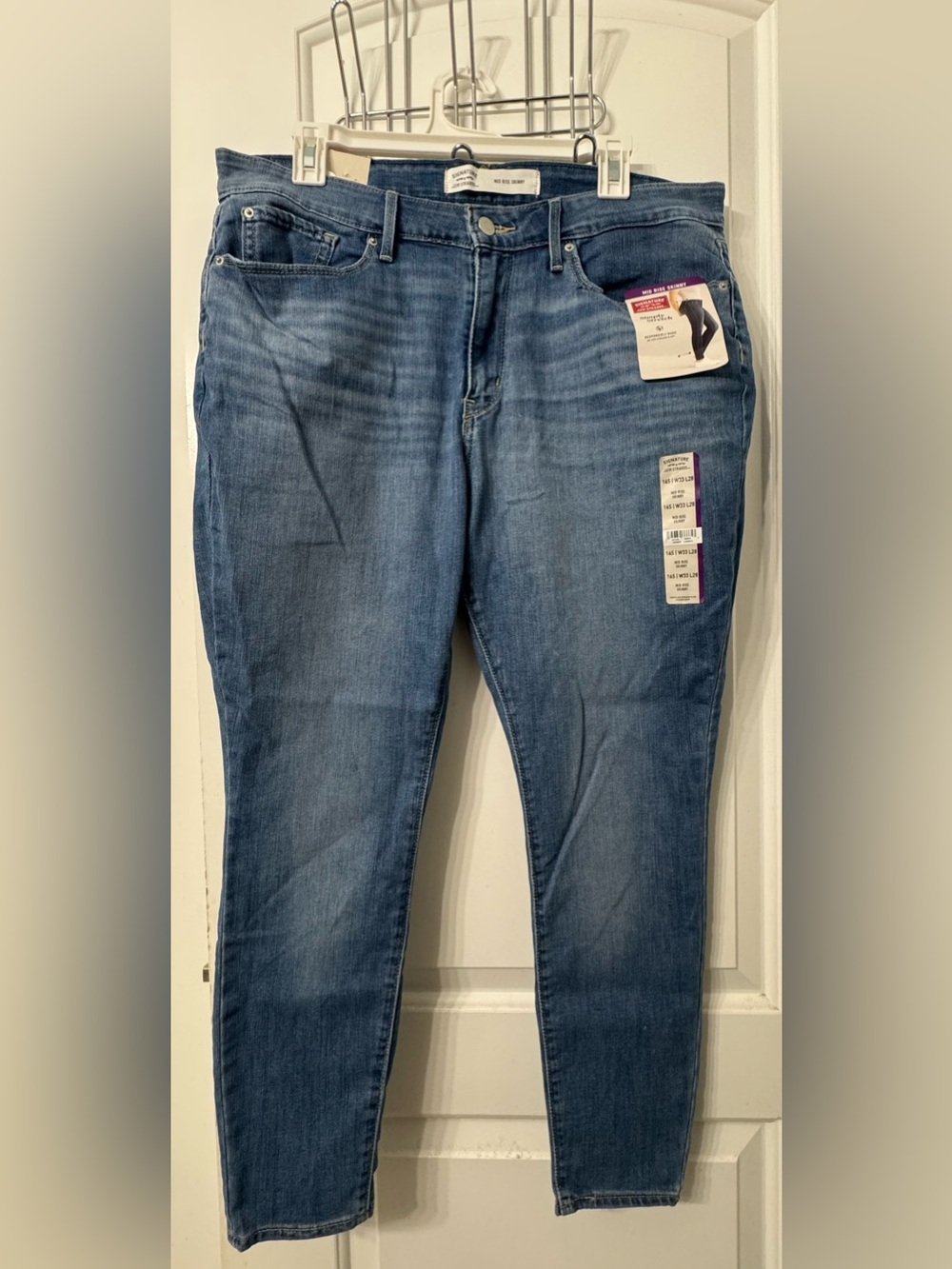 Signature by Levi Strauss High-Rise Blue Stretch Jeans